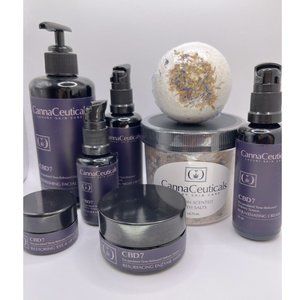 Luxury Home Spa Gift Set, Bath & Skin Care Women & Men, Botanical Hemp 8 Pc